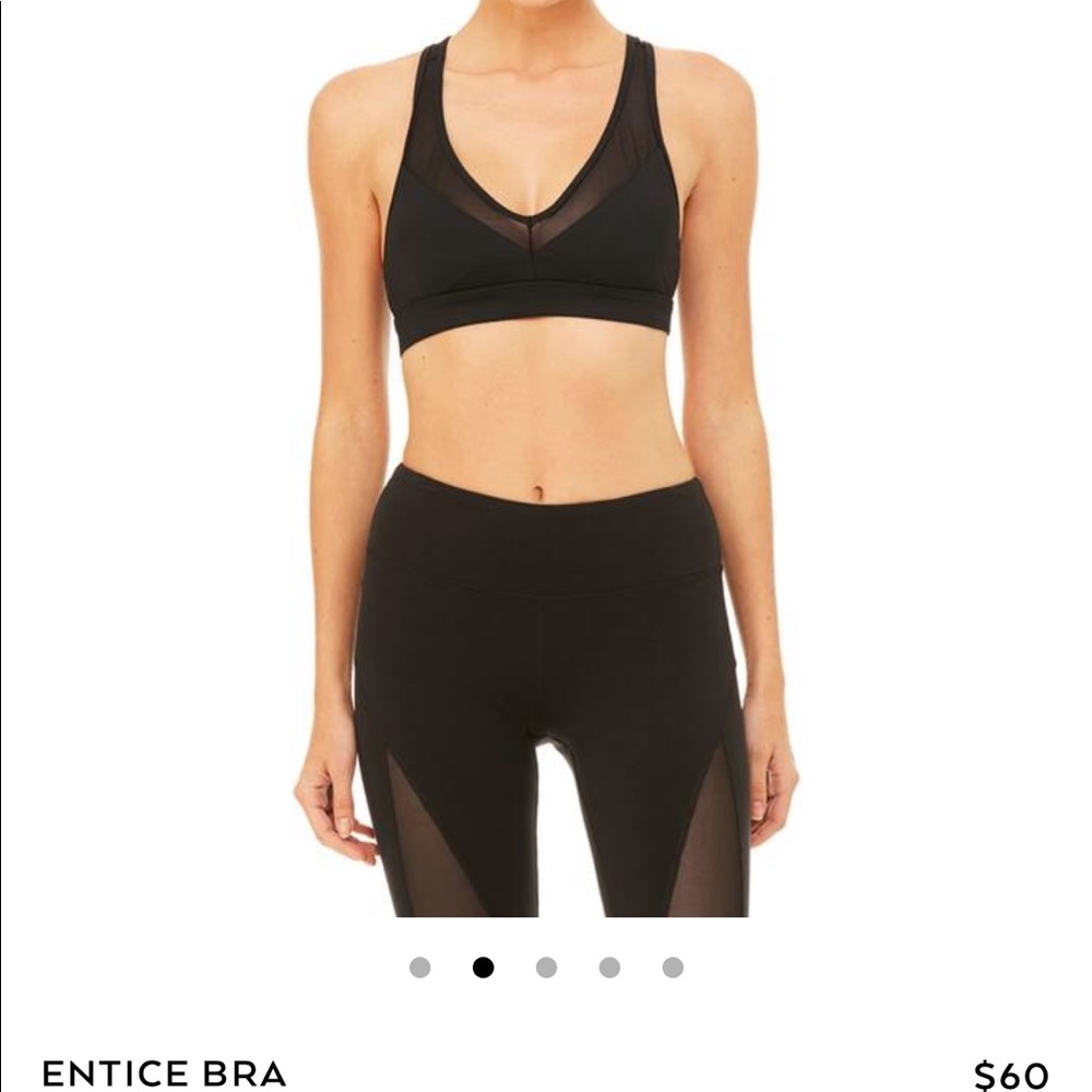 Alo Yoga Entice Bra-XS Black
